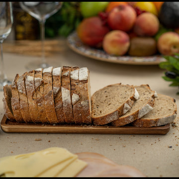 Sliced Rye Loaf on a wooden board from Soul of Bread