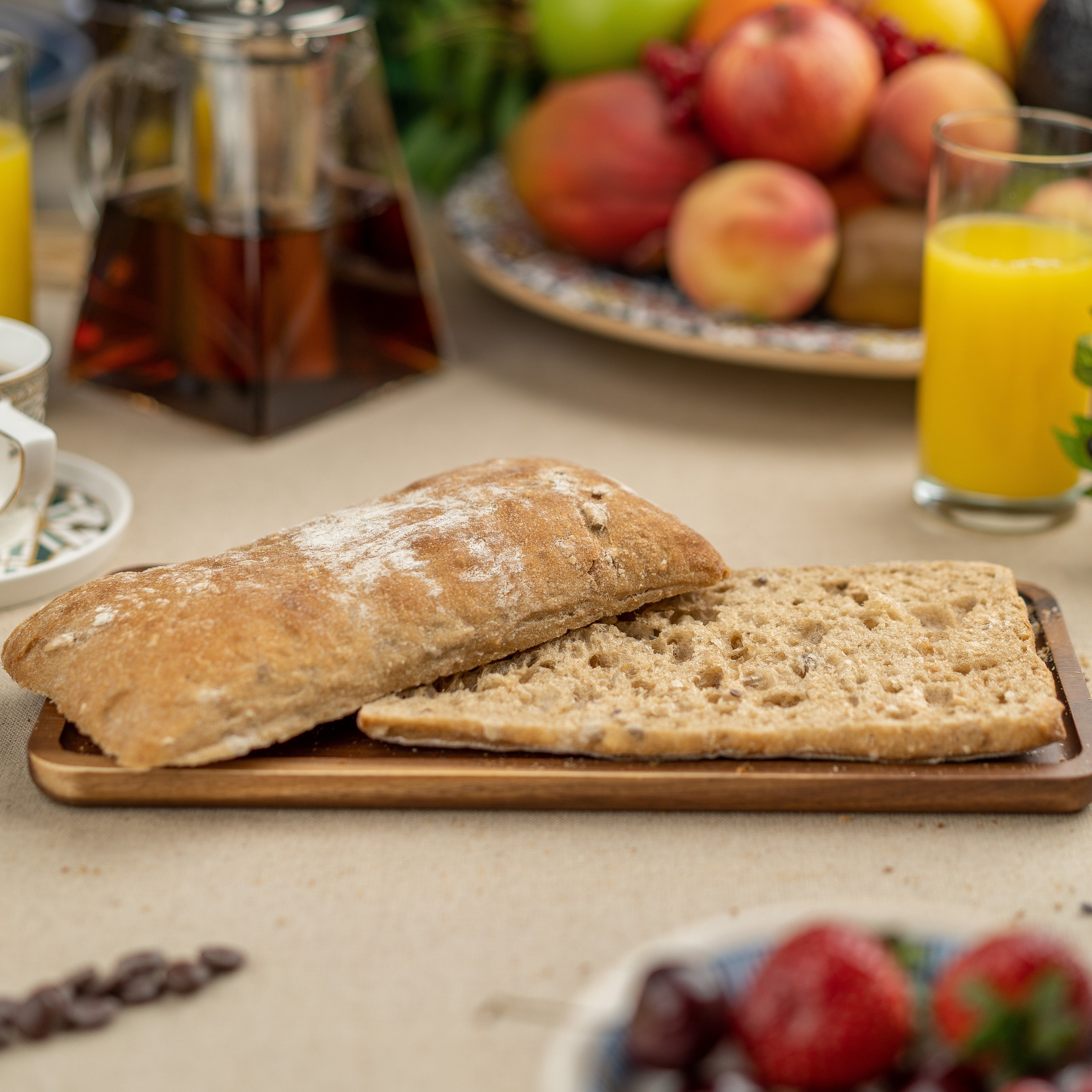 4x Italian multi cereal ciabatta sandwich