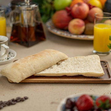 4x Italian white ciabatta sandwich