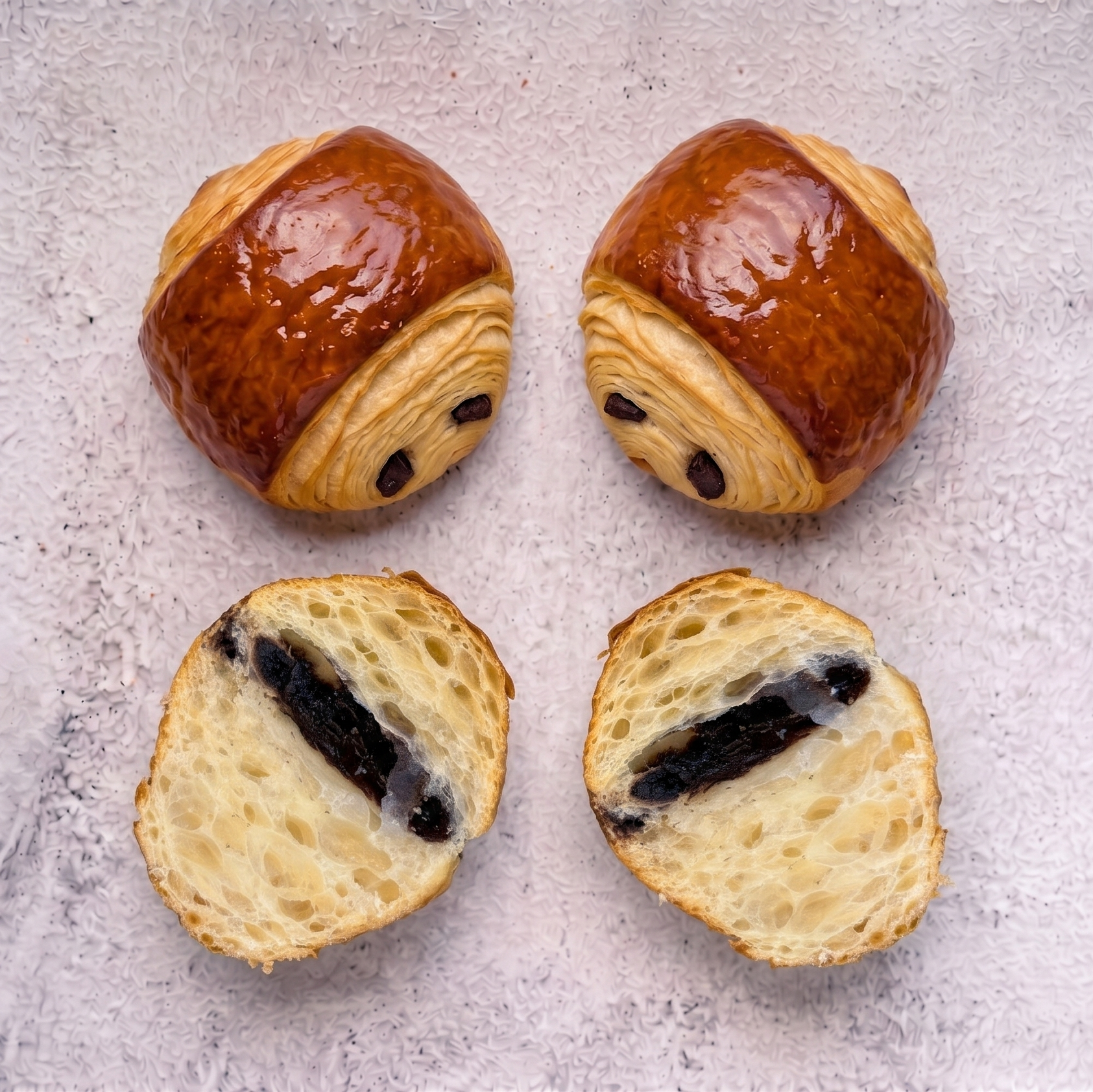 4x Maxi Chocolate Croissant 100g