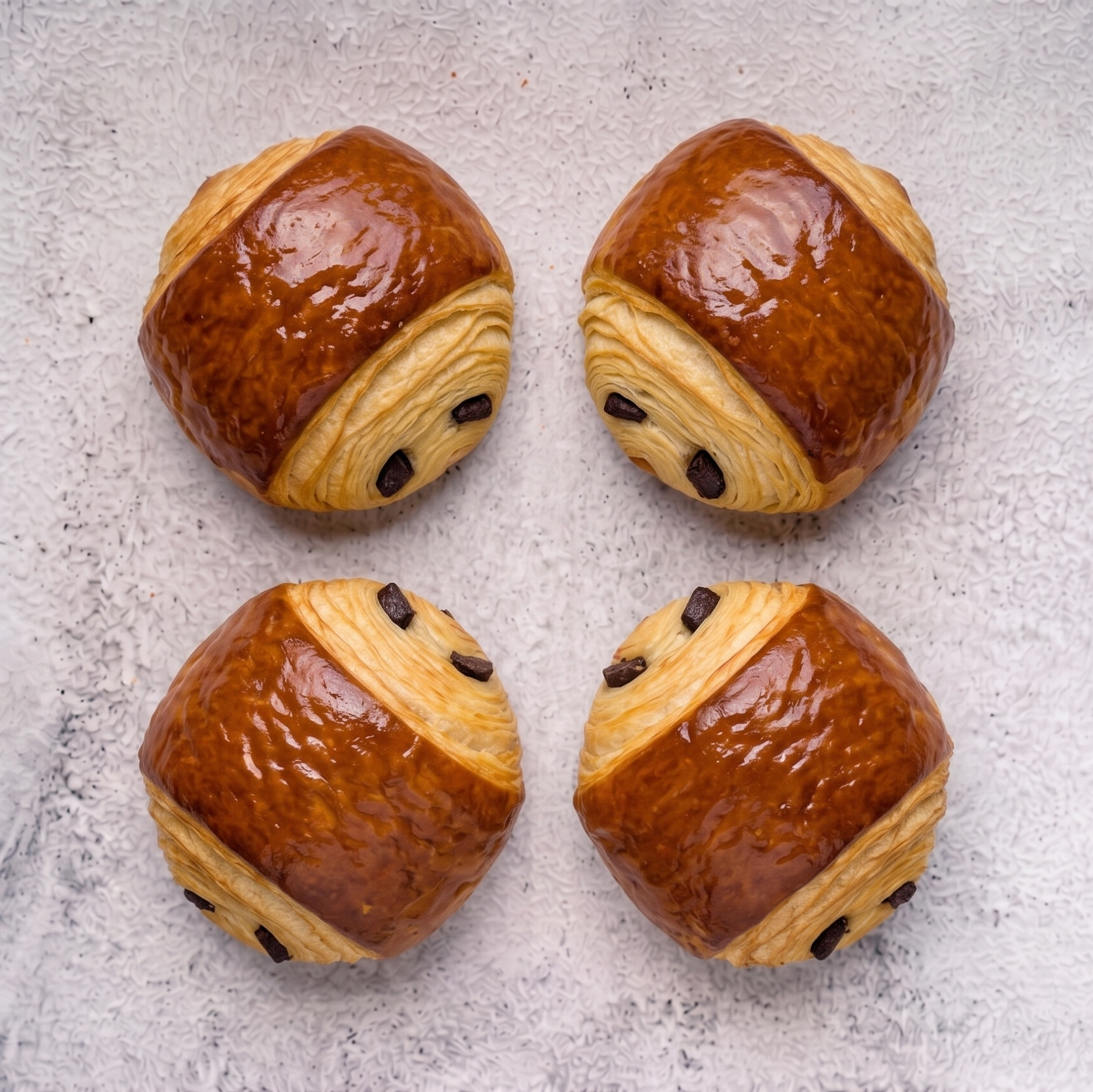 4x Maxi Chocolate Croissant 100g